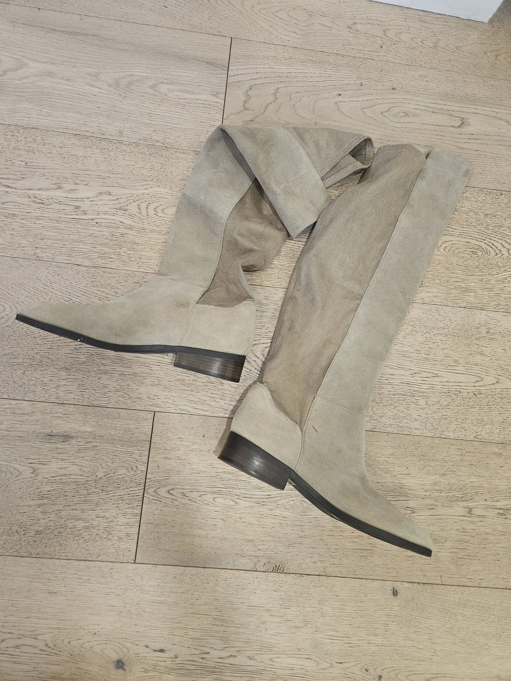 Lucky Brand Calypso Suede Over The Knee Tall Flat Boots Size 9.5
